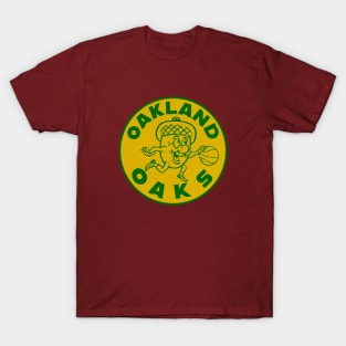 Defunct Oakland Oaks ABA Basketball T-Shirt